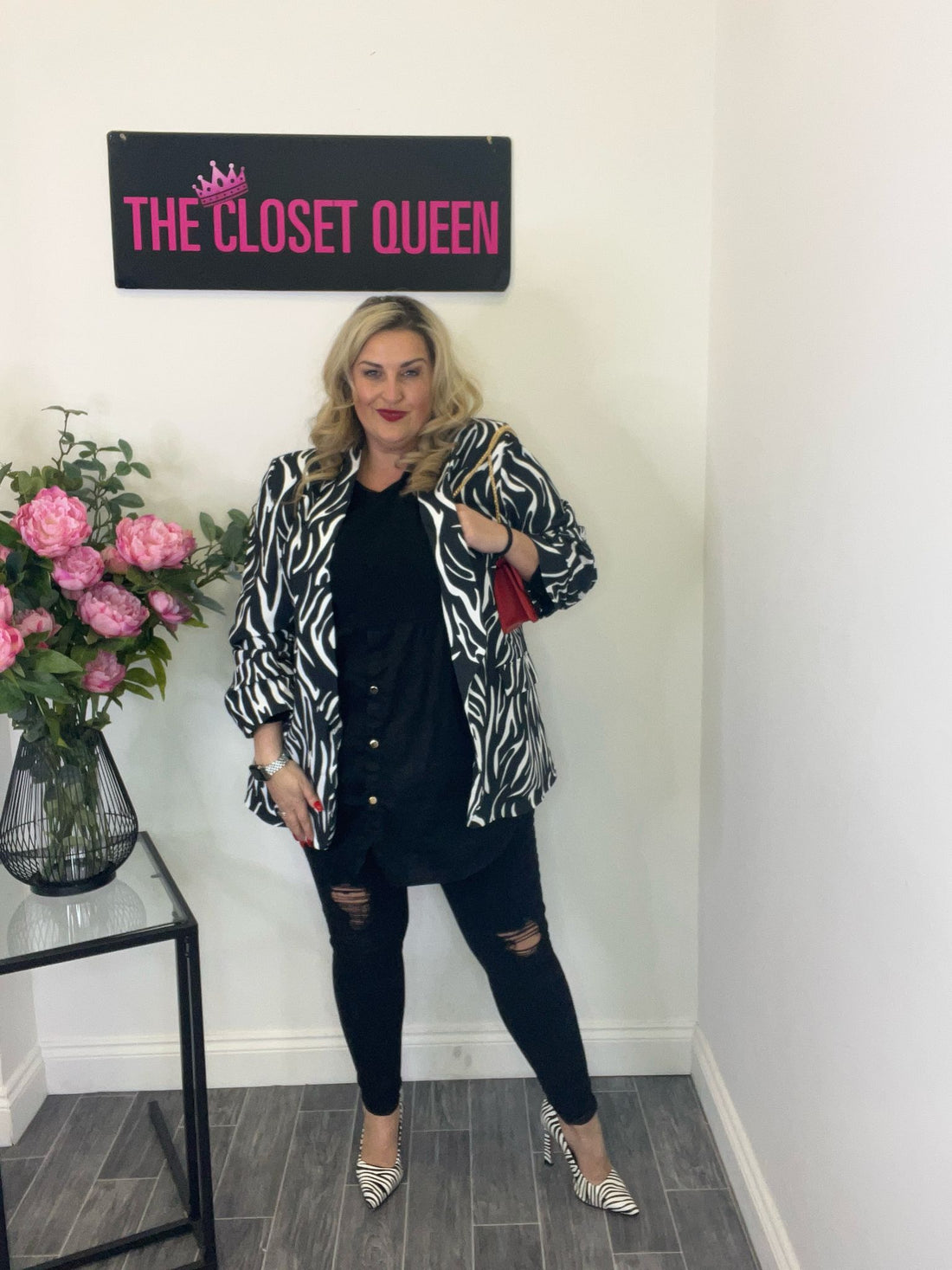 Shout Blazer Wavy Zebra