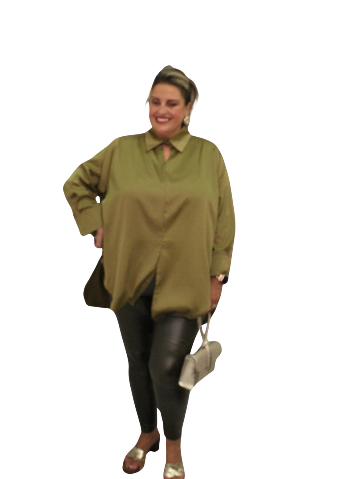 Martini Leather Look Leggings