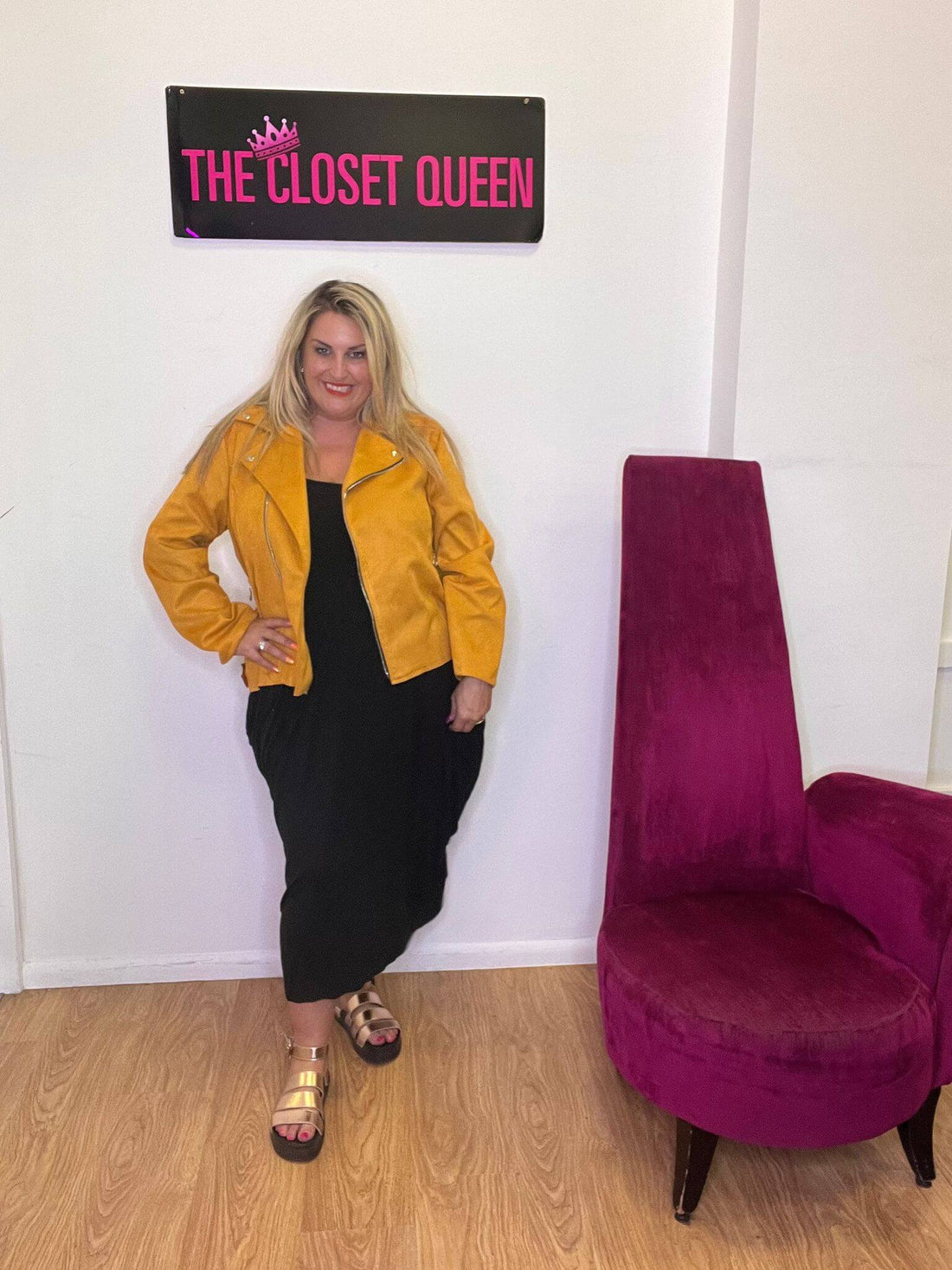 Suedette Biker Jacket
