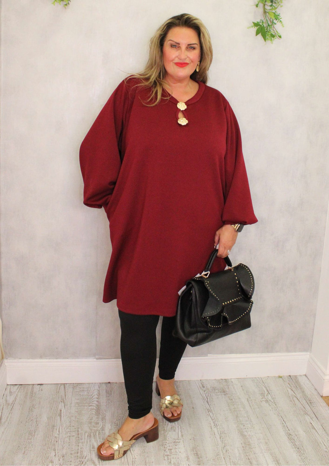 Bounce Balloon Sleeve Dress