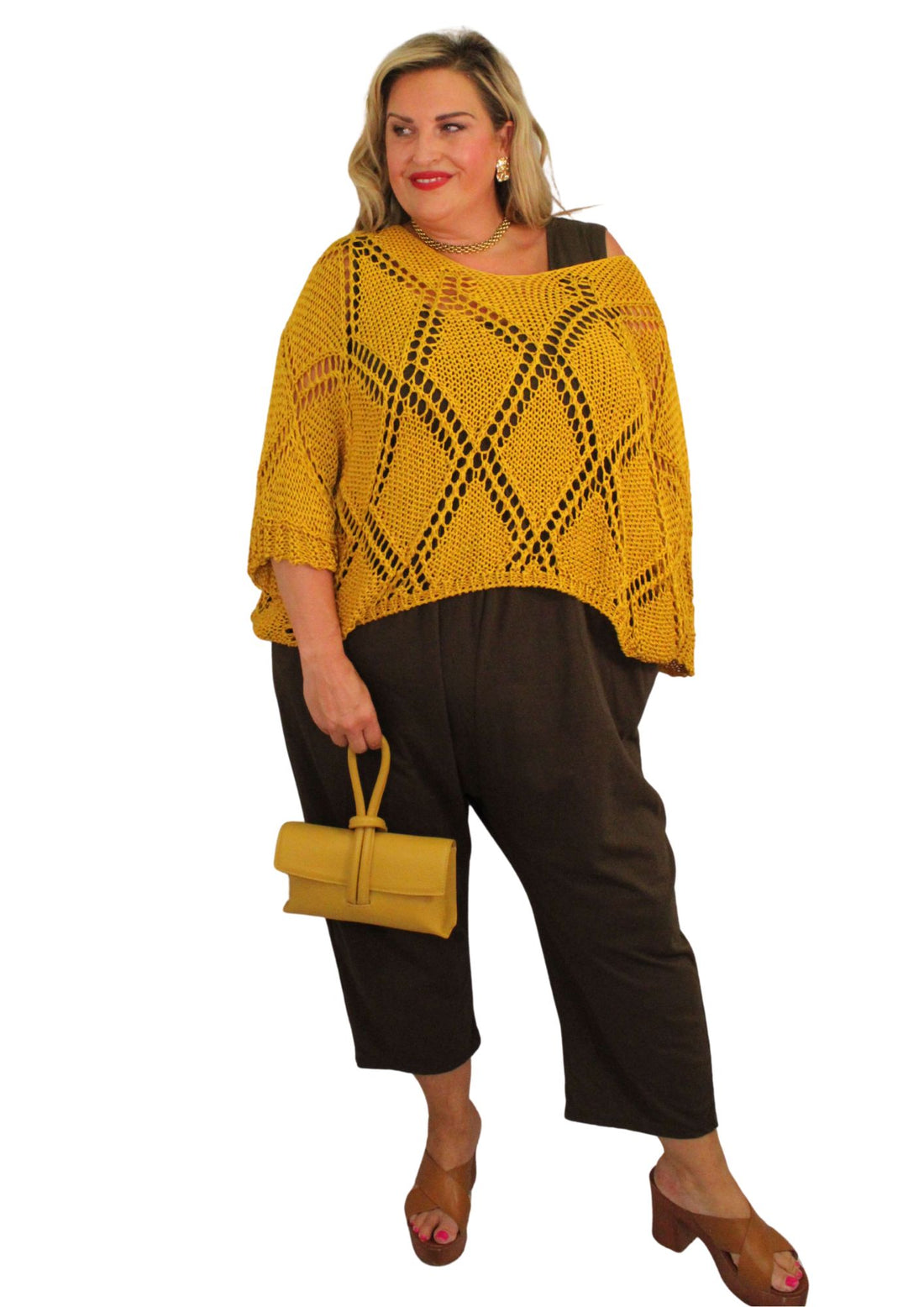 Crochet Diamond Layer Top