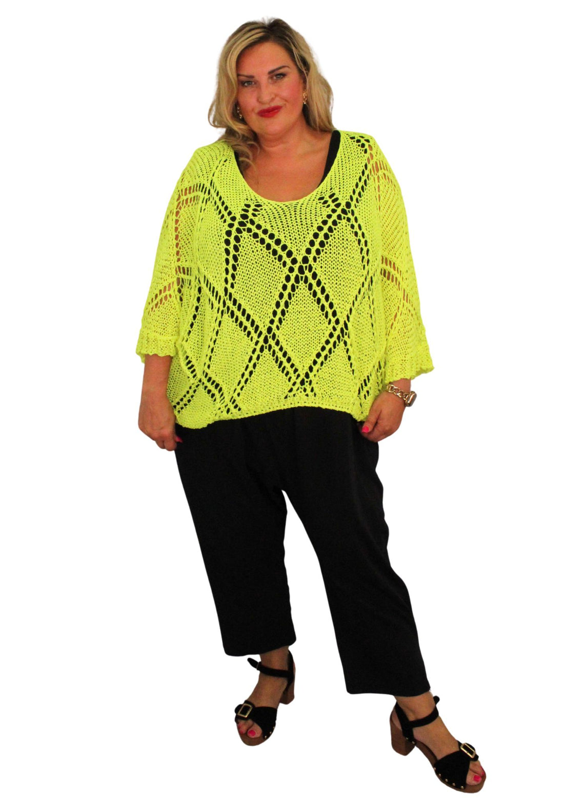 Crochet Diamond Layer Top