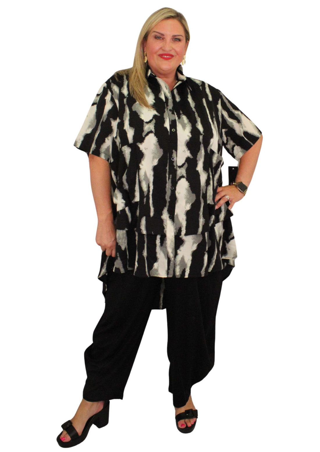 Double Layer Pocket Shirt Mirage Sponge