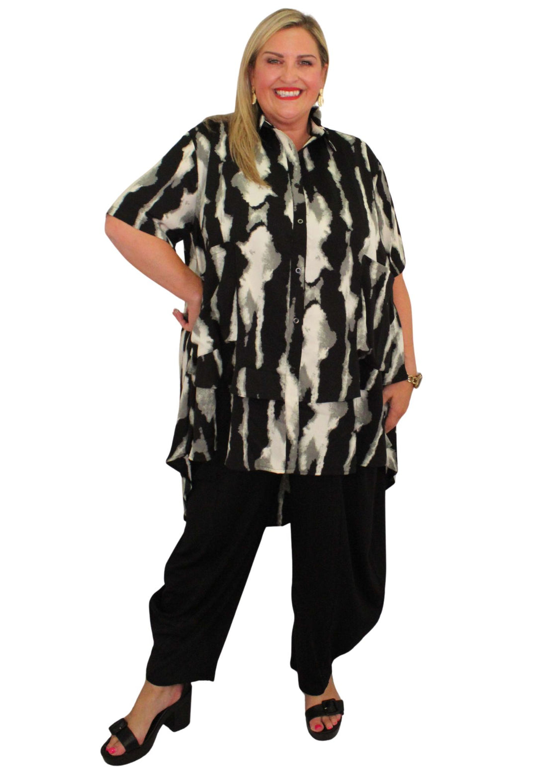 Double Layer Pocket Shirt Mirage Sponge