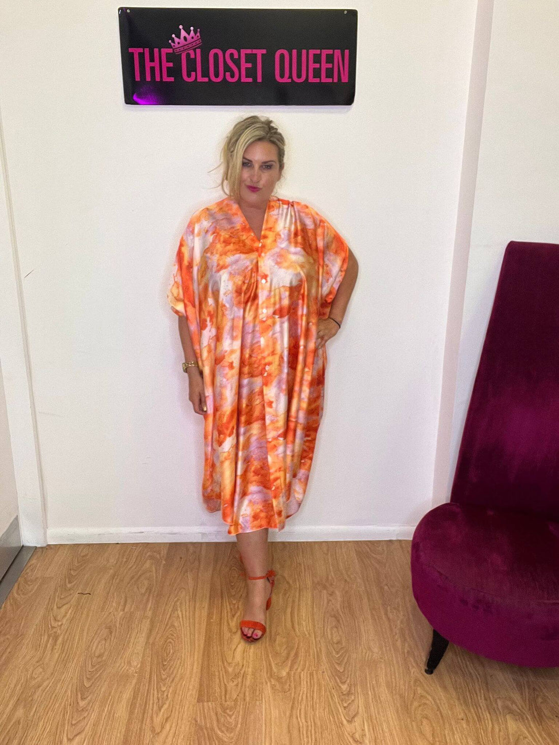 Florentine Dress Fair Print