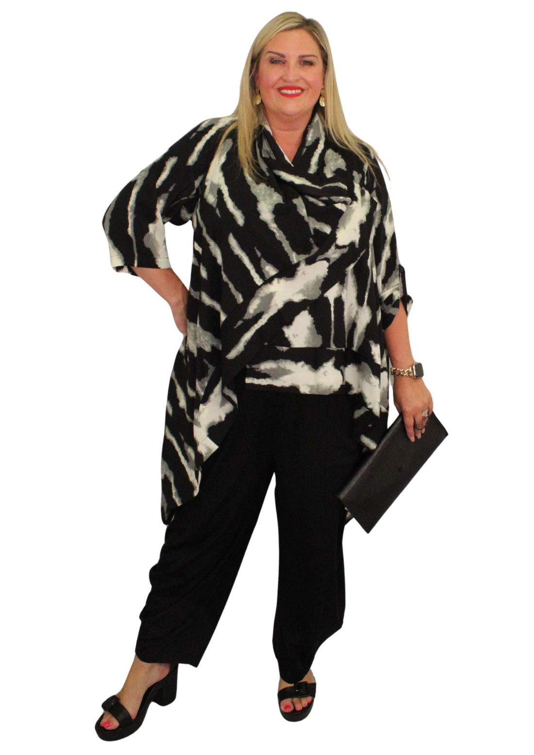 Fold Across Jacket Mirage Sponge Print