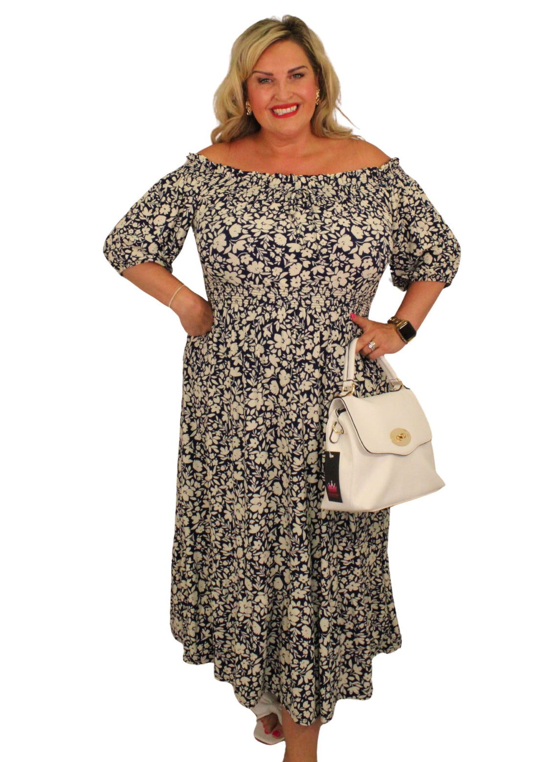 Heidi Maxi Dress Flower Print