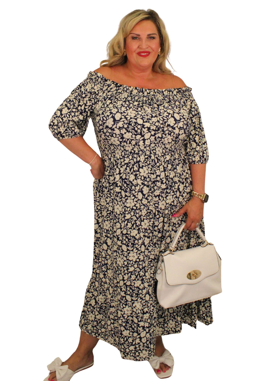 Heidi Maxi Dress Flower Print