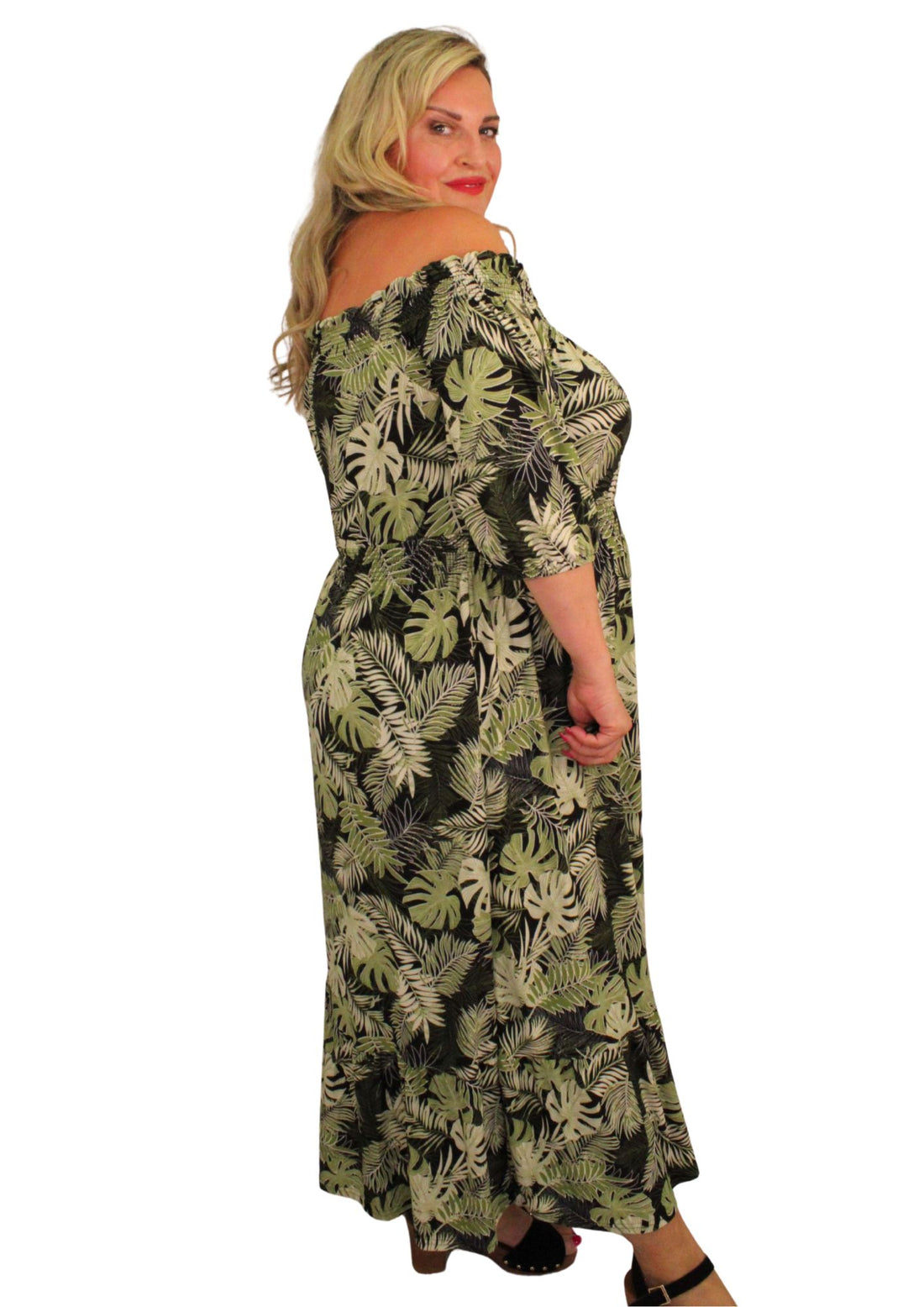 Heidi Maxi Dress Leaf