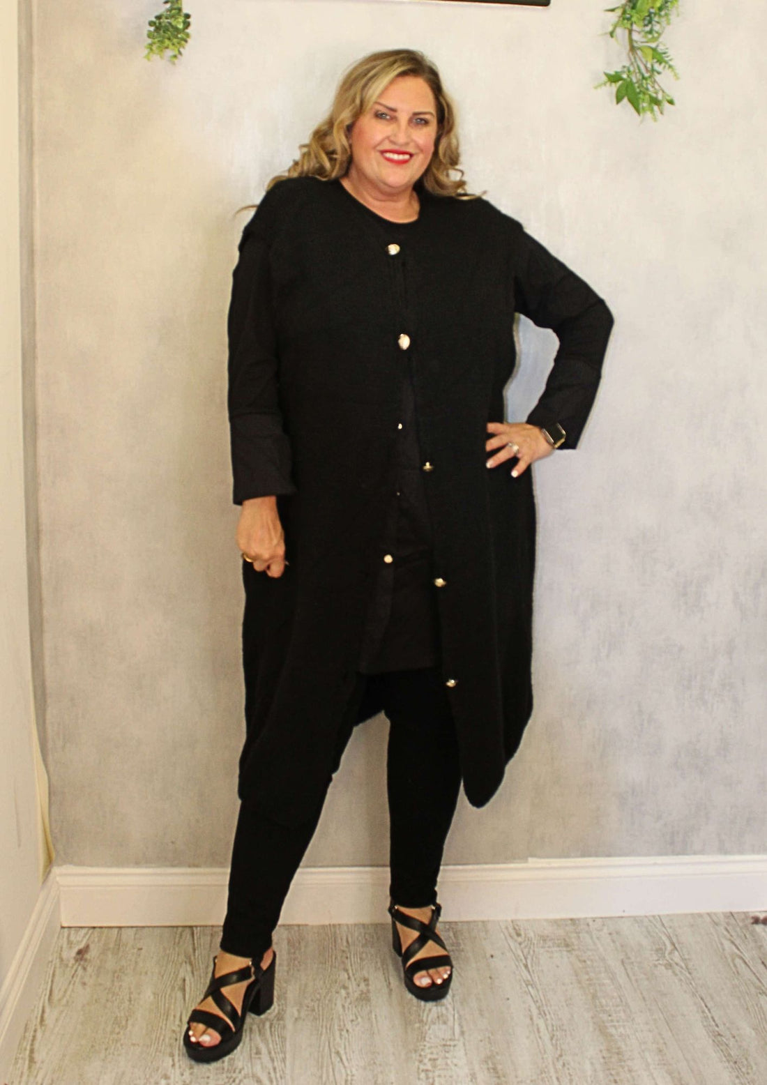 Maxi Knit Cardigan waistcoat