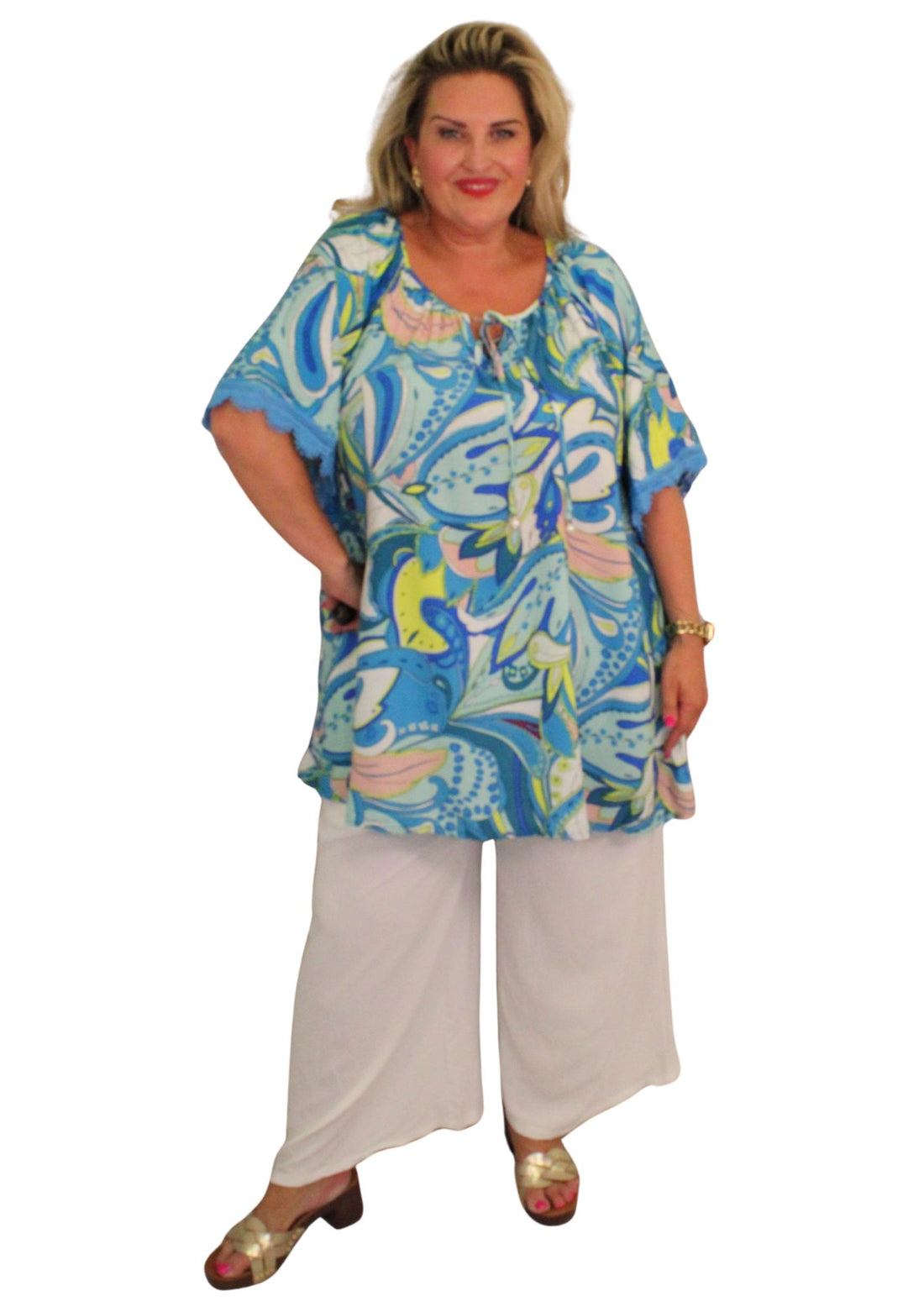 Petunia Top Lace Trim