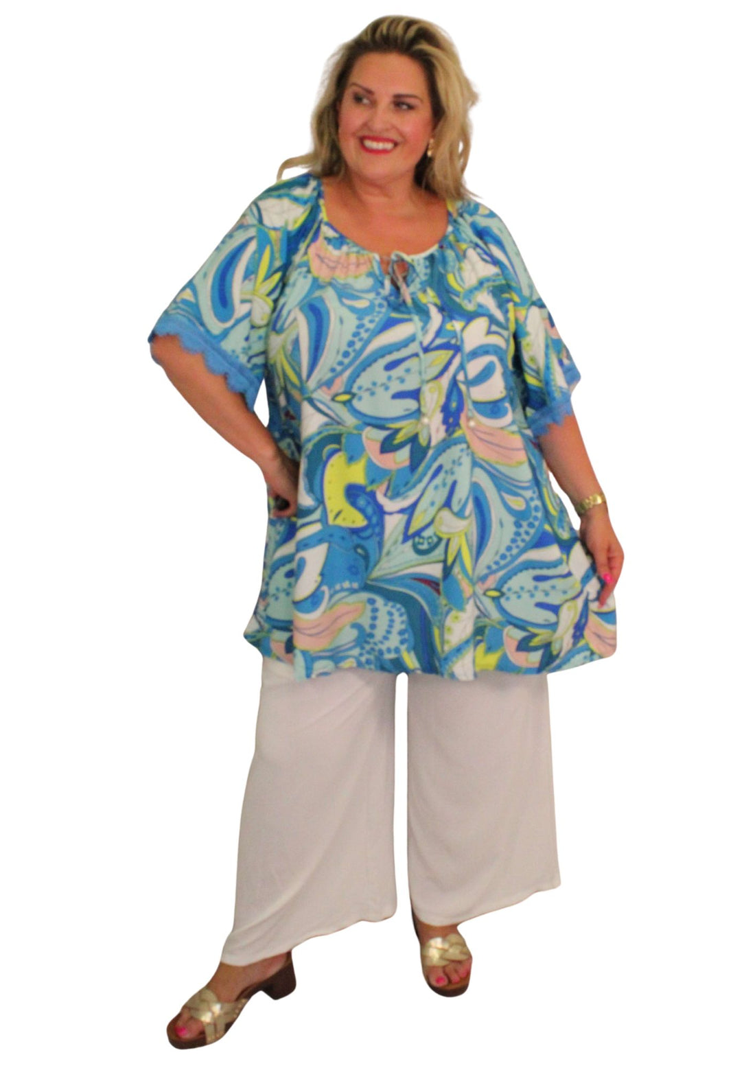 Petunia Top Lace Trim