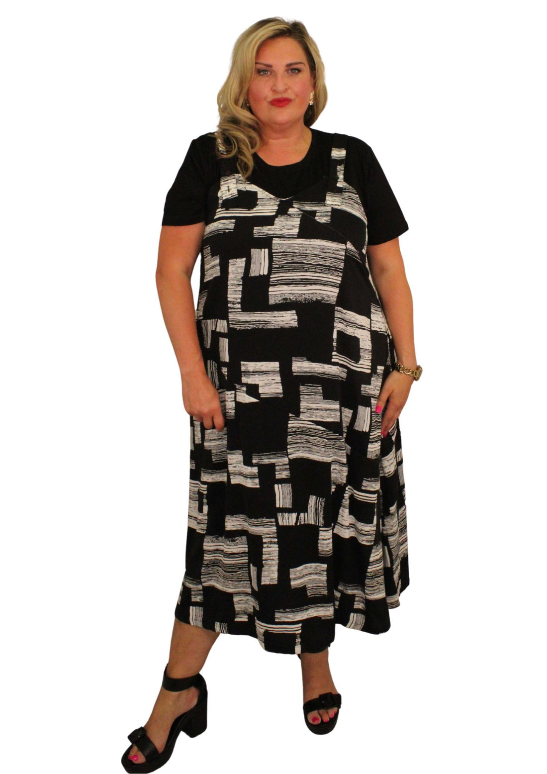 Pinny Dress Block Line