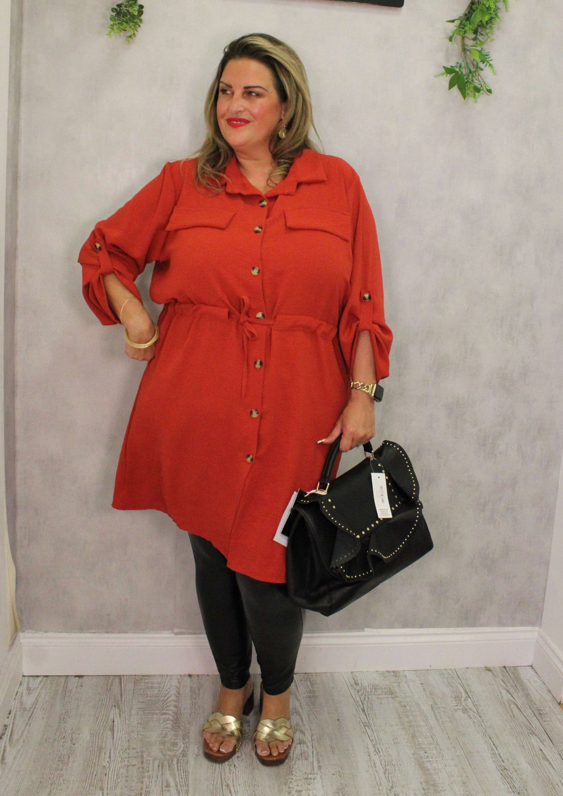 Pull Middle Shirt Tunic