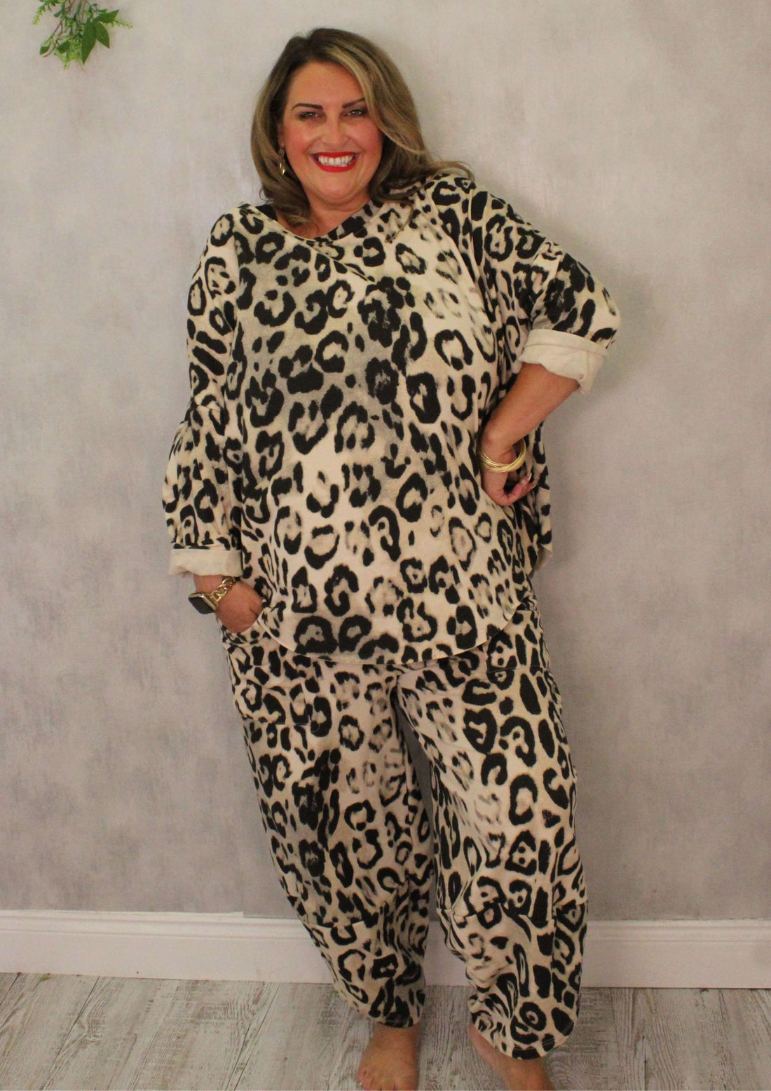 Raffy Cocoon Pants Animal