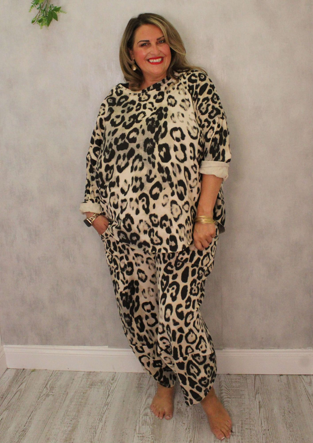 Raffy Cocoon Pants Animal