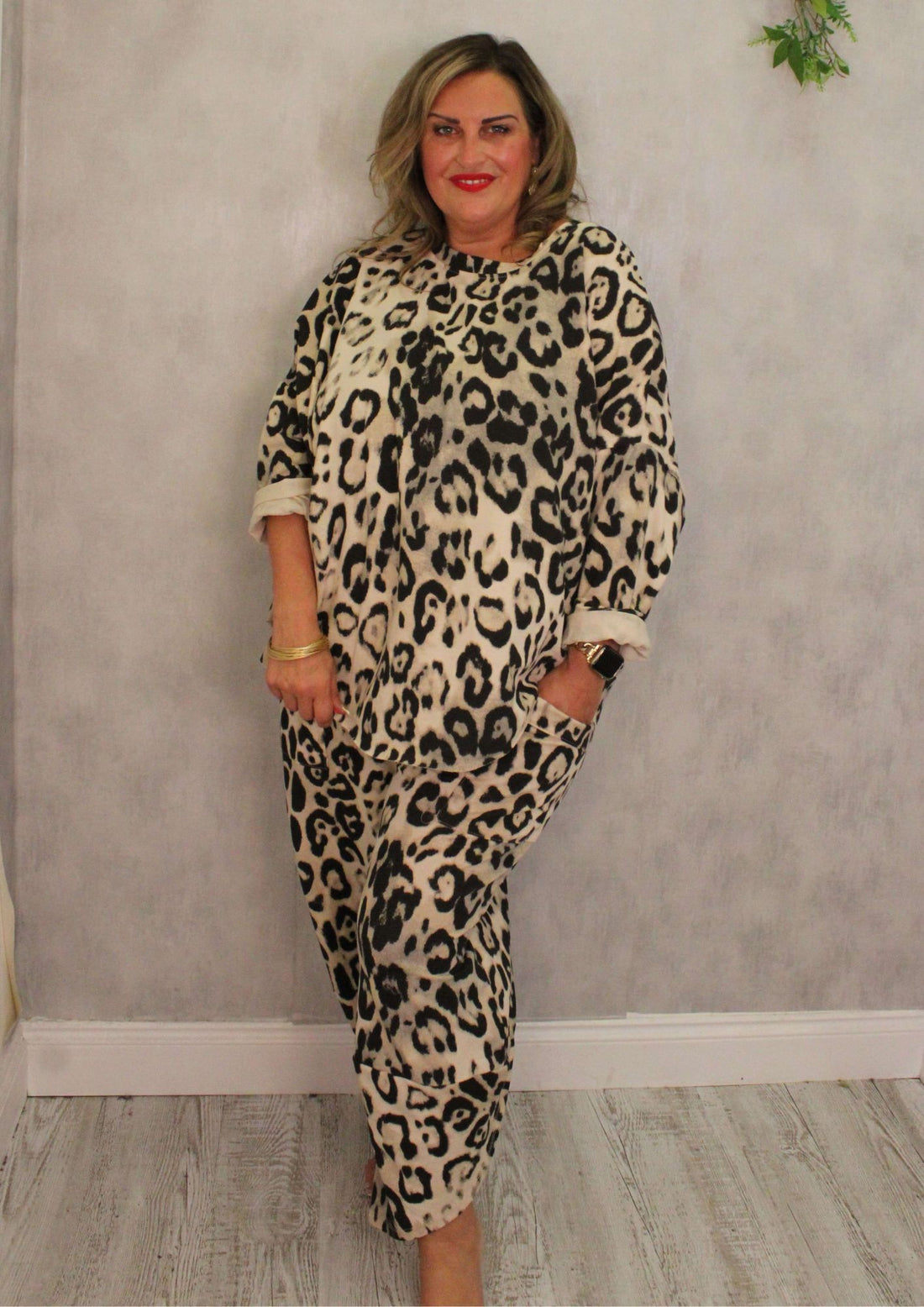 Raffy Cocoon Pants Animal