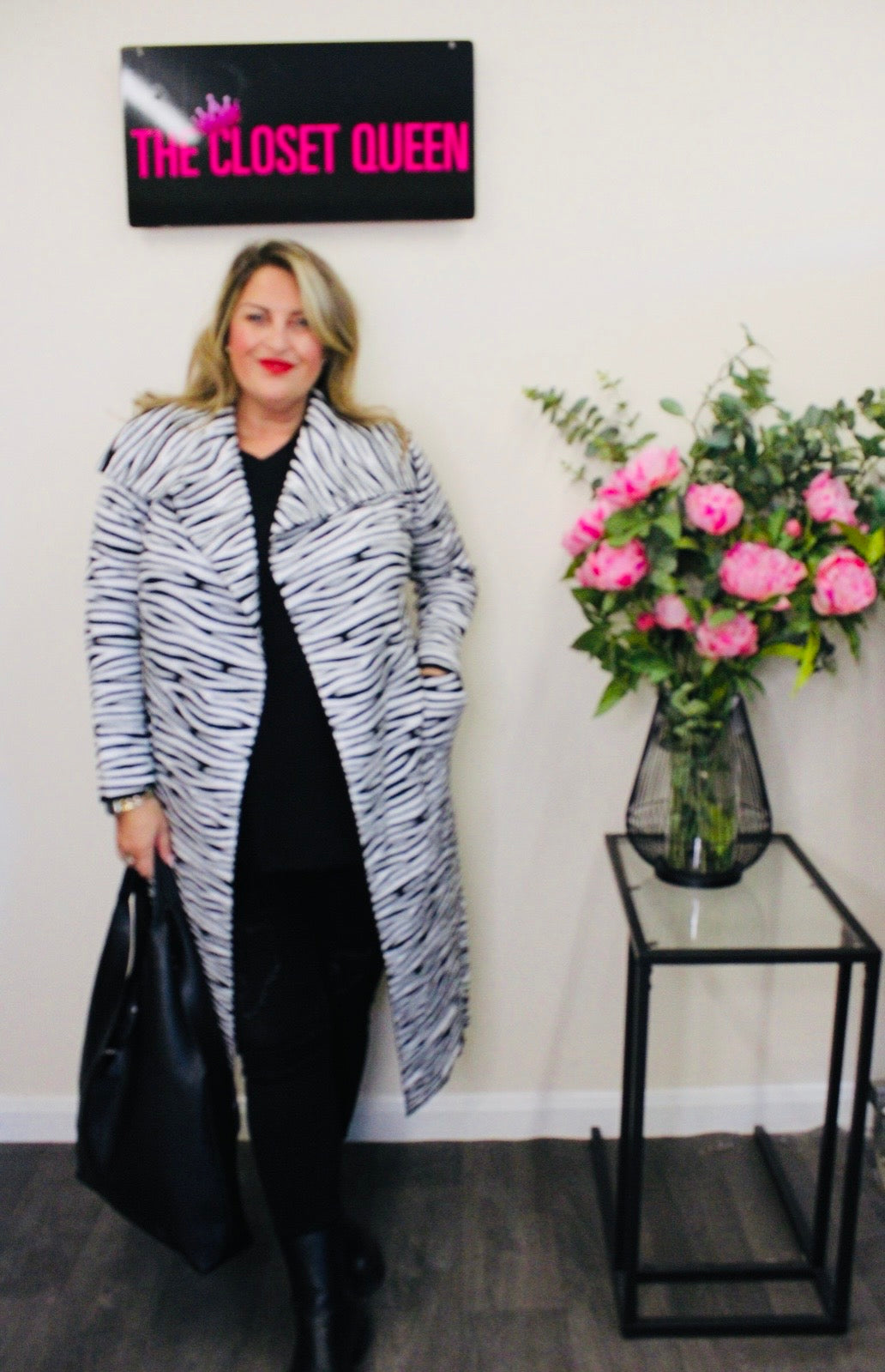 richness cardigan zebra print