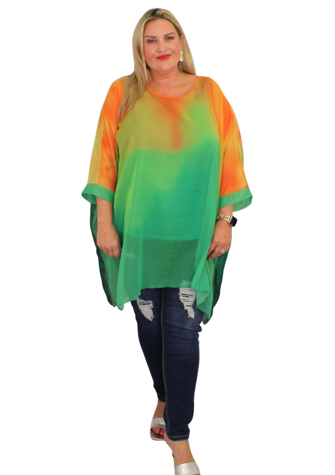 Satin Overlay Top Sponge