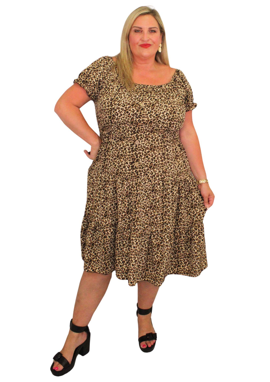 Rosa Dress Leopard