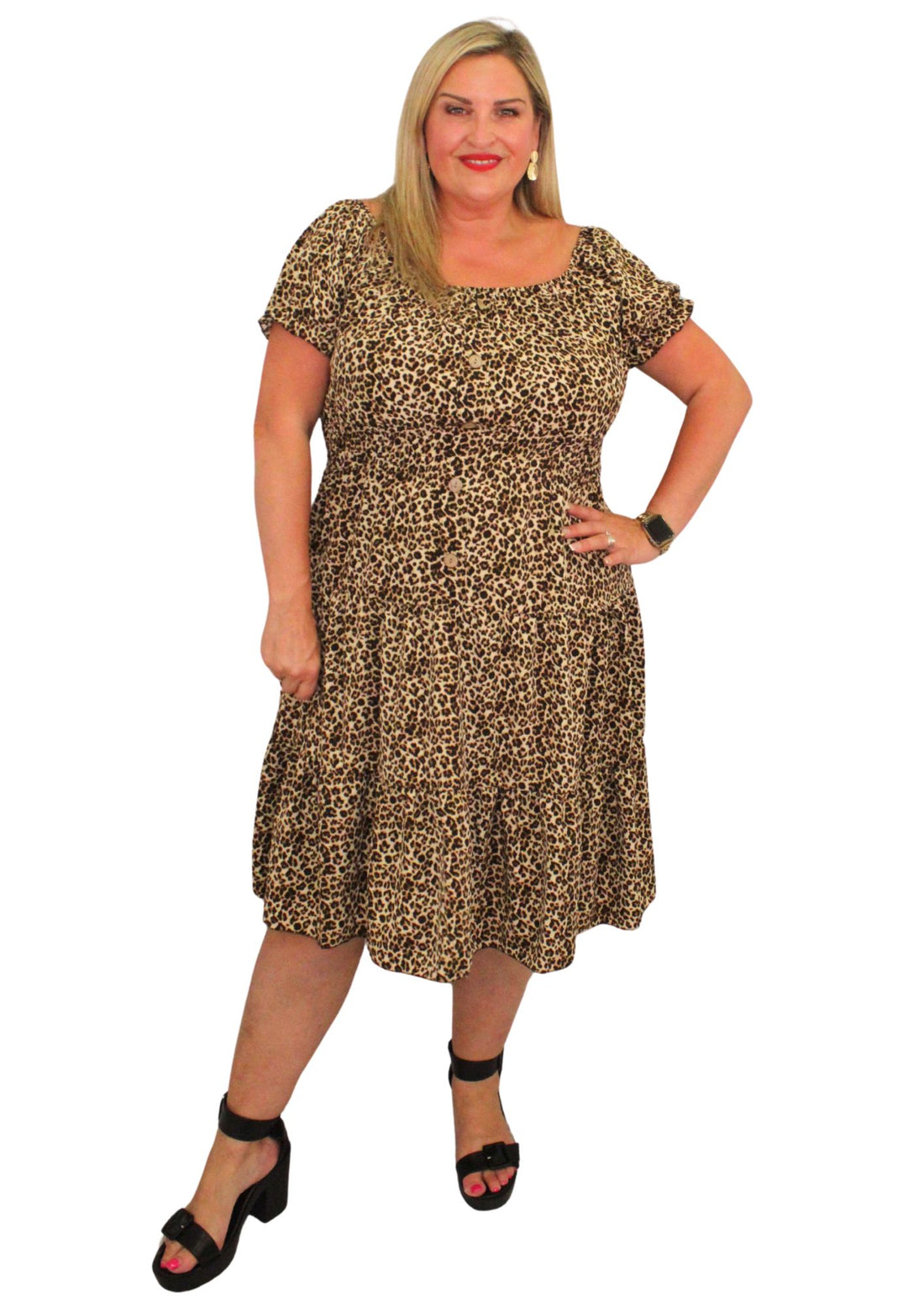 Rosa Dress Leopard