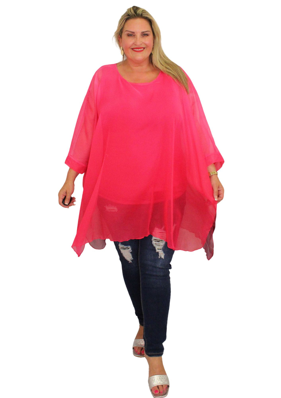 Satin Overlay Top Sponge
