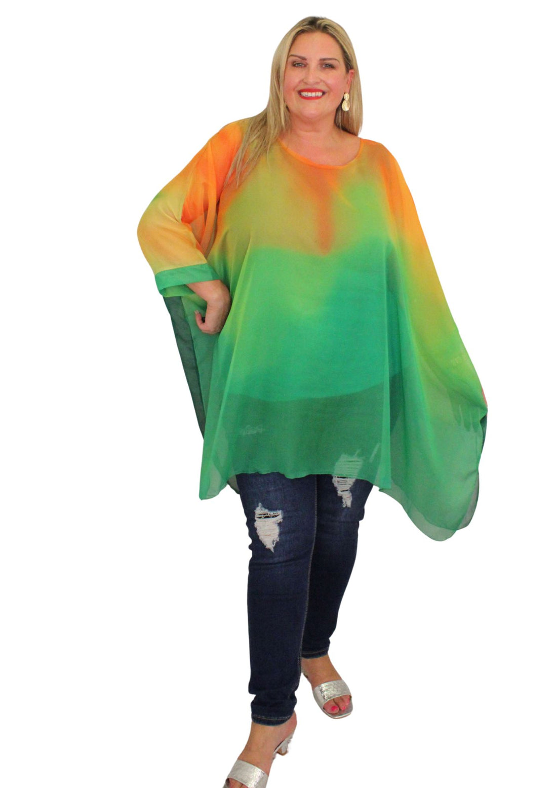Satin Overlay Top Sponge