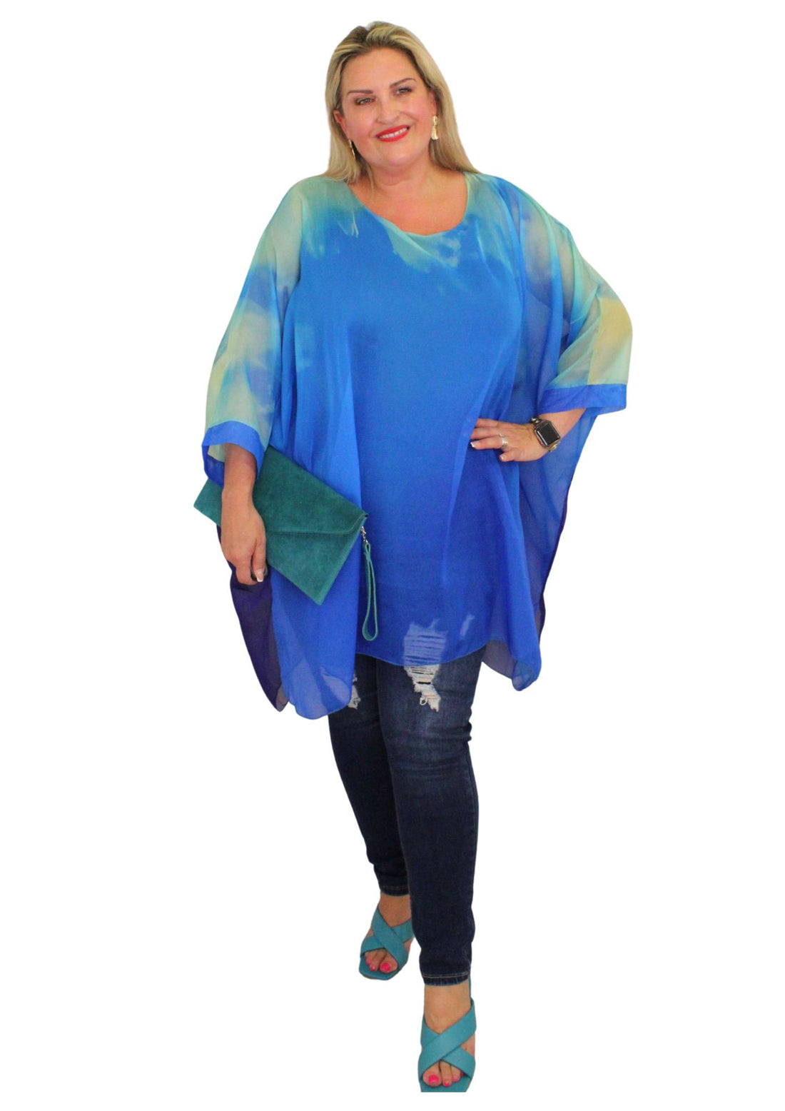 Satin Overlay Top Sponge