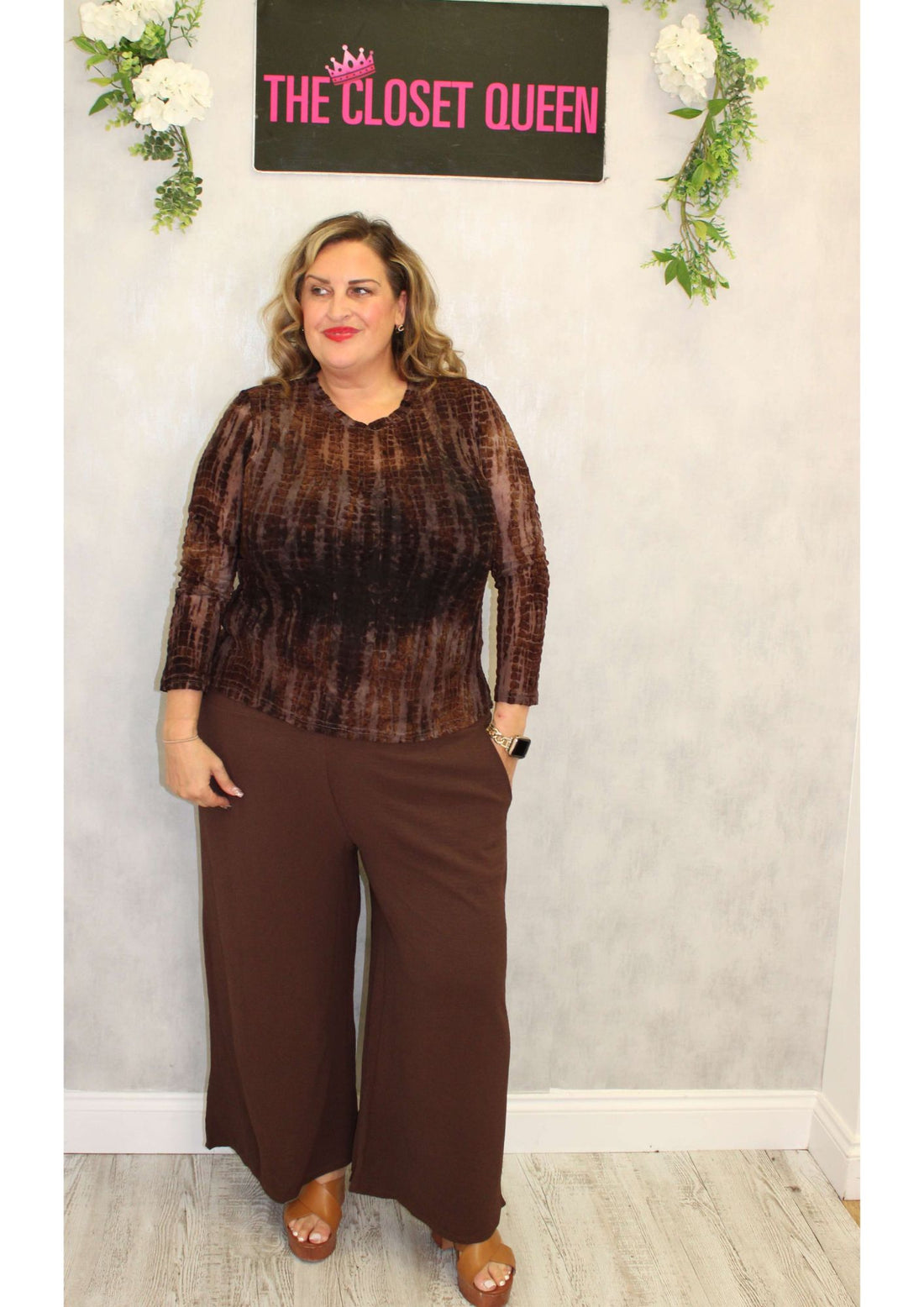 Sheer Top Velour Rep