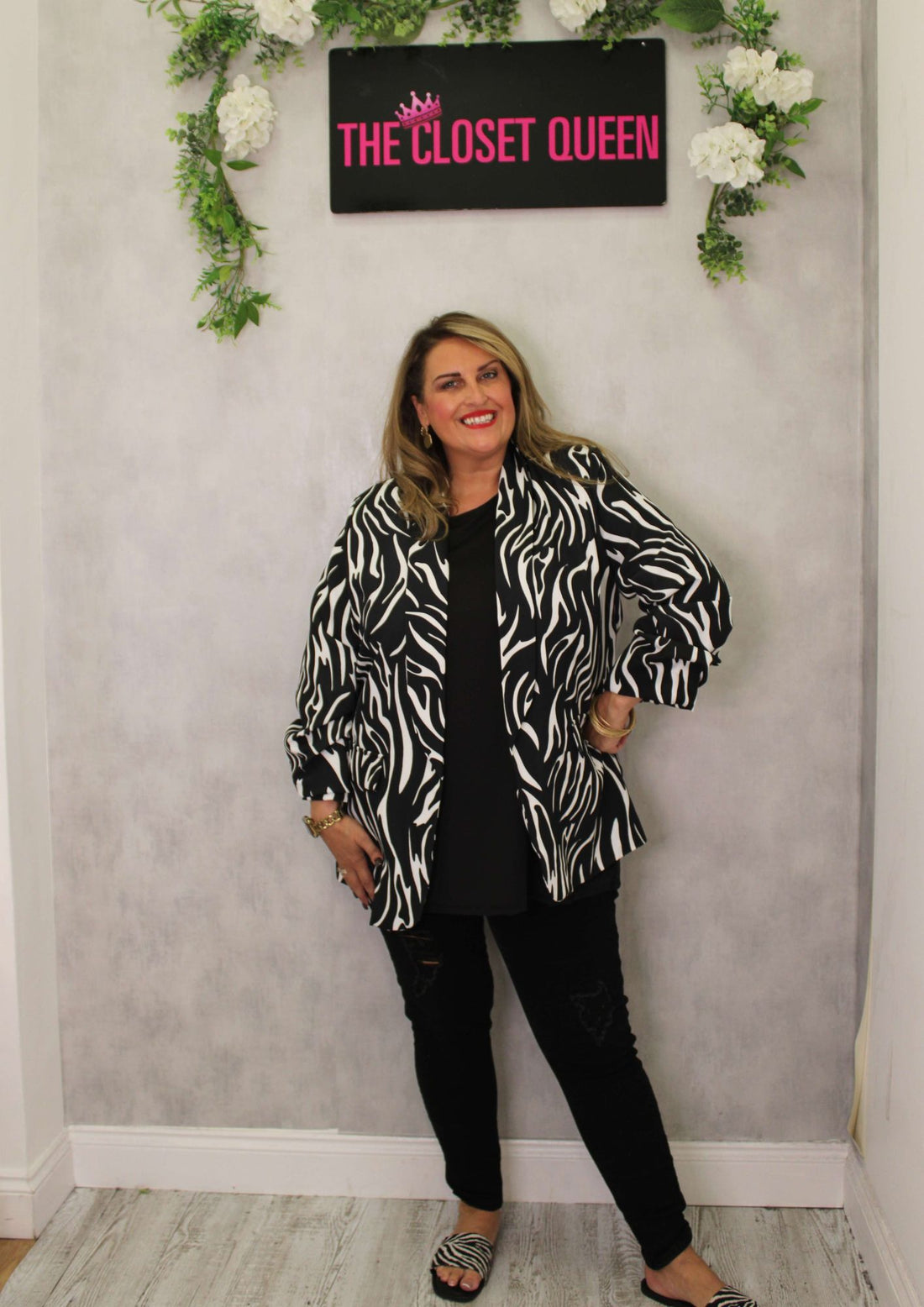 Shout Blazer Wavy Zebra