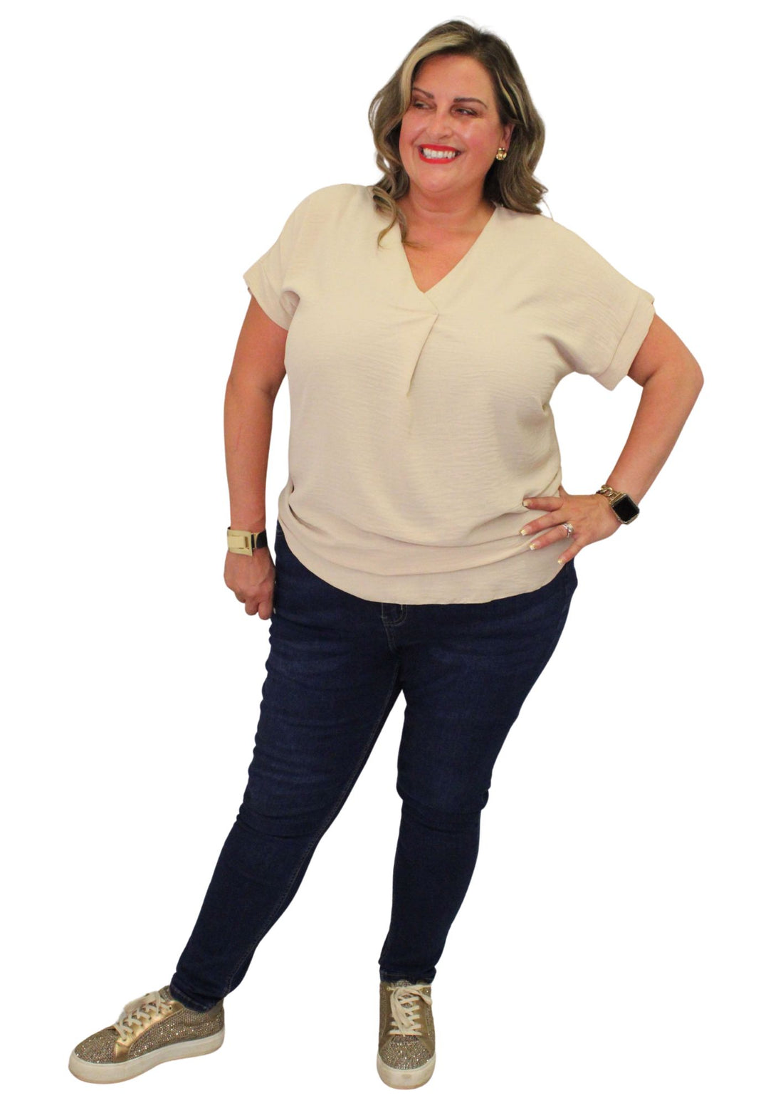 V Stitch Top