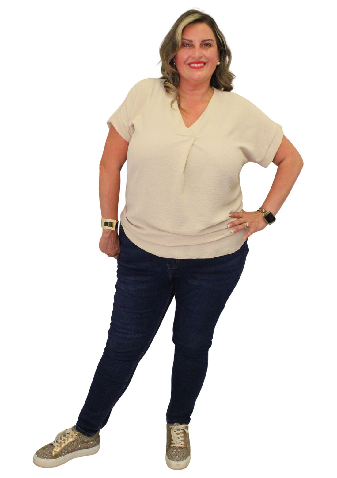 V Stitch Top