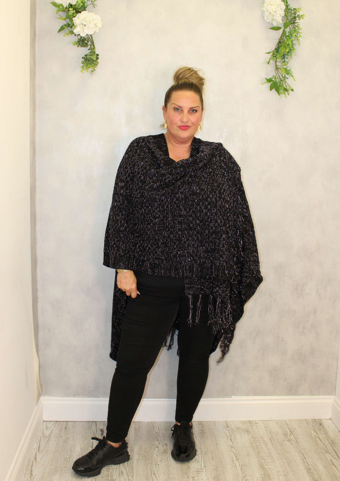 Sprinkle Tassel Poncho