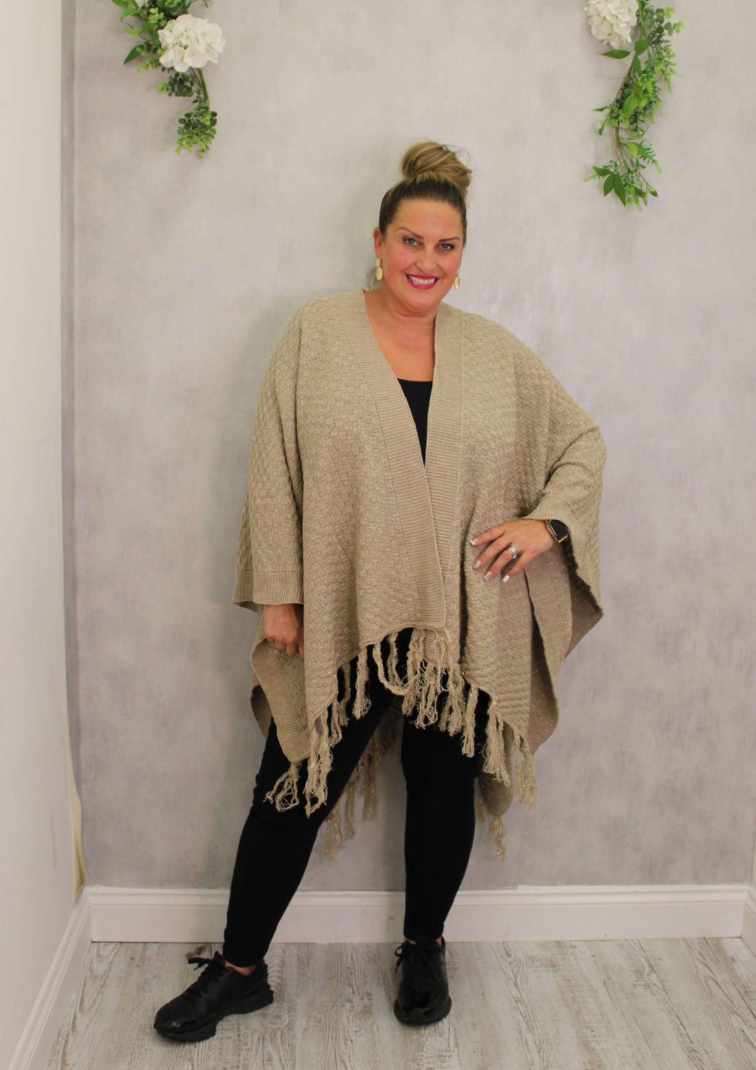 Sprinkle Tassel Poncho