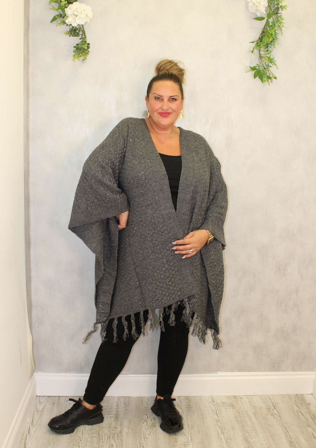 Sprinkle Tassel Poncho