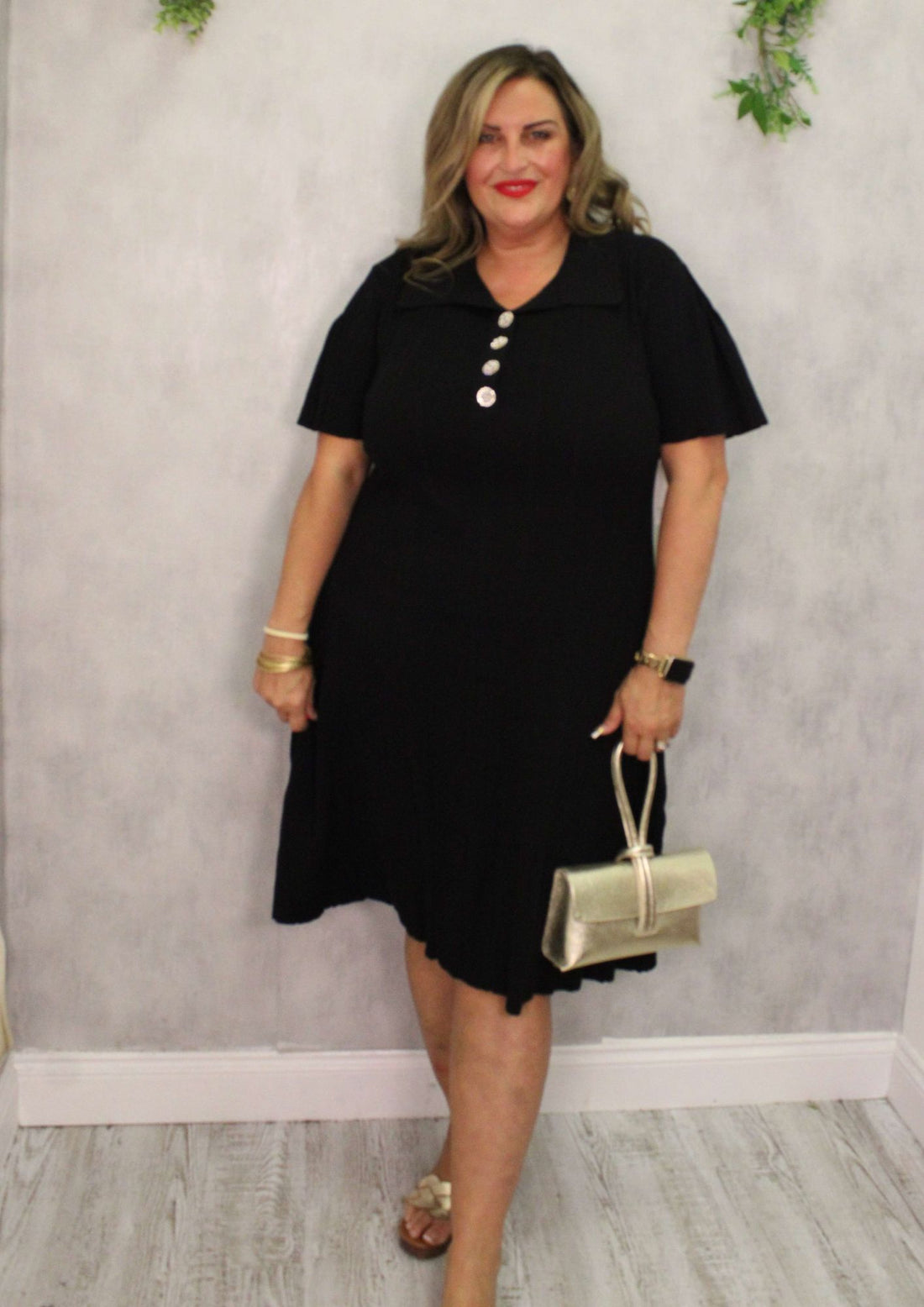 Stretch Knit Tennis Dress