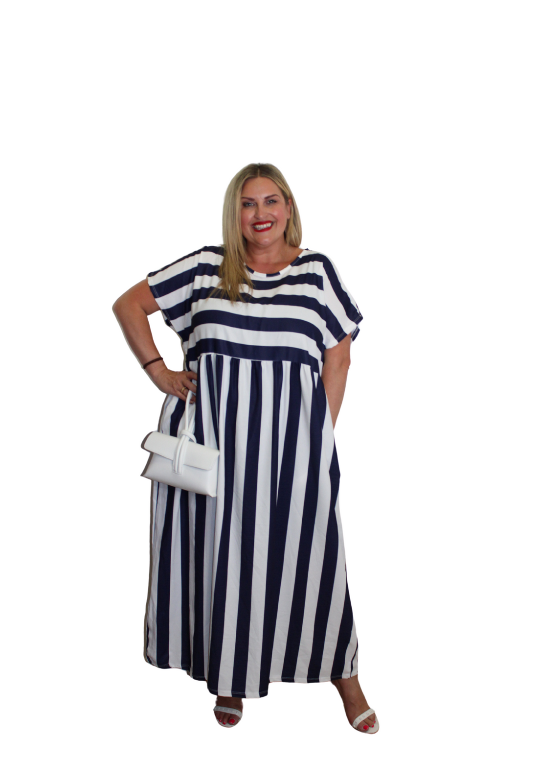 Two sides stripe dress