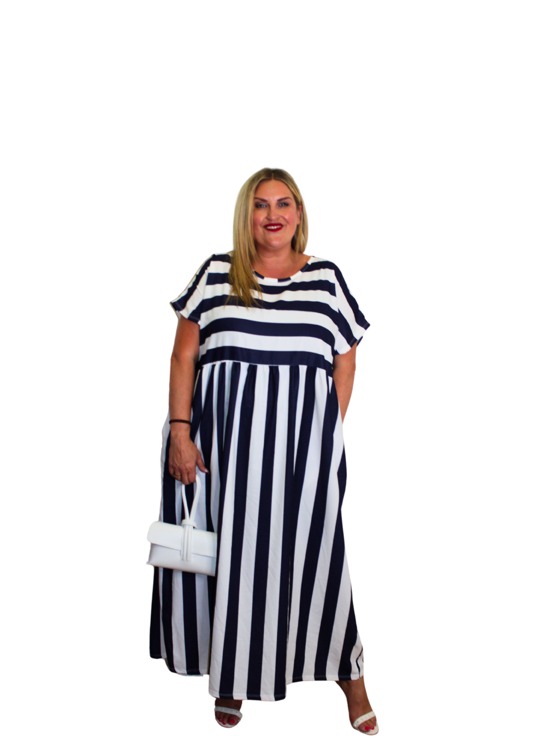 Two sides stripe dress