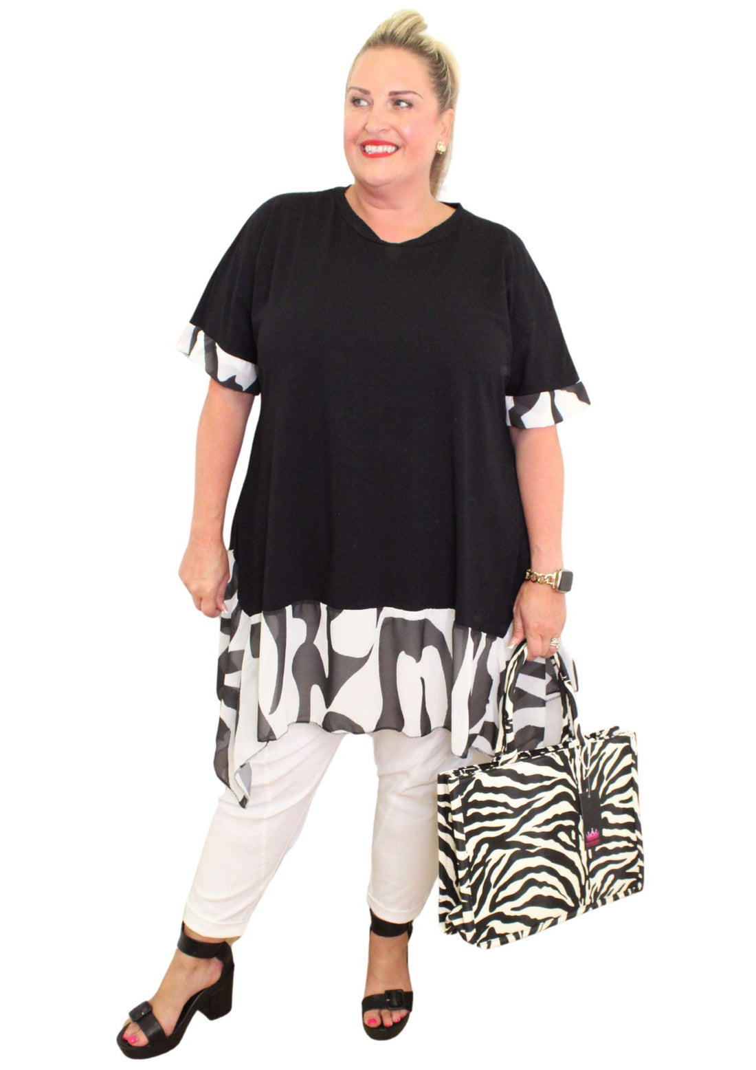 ZEBBY TRIM TUNIC