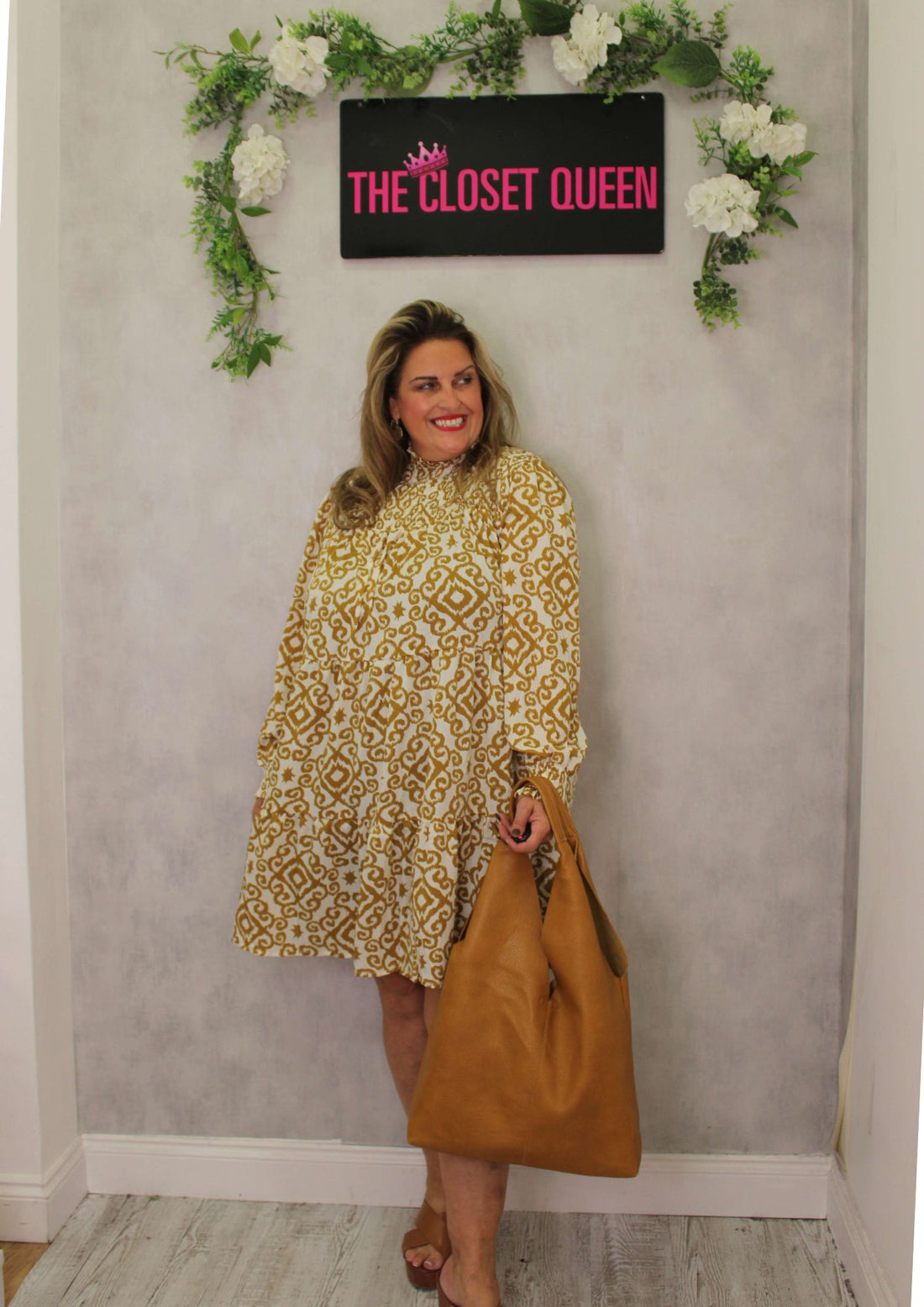 Zoe Dress Diswirl Print