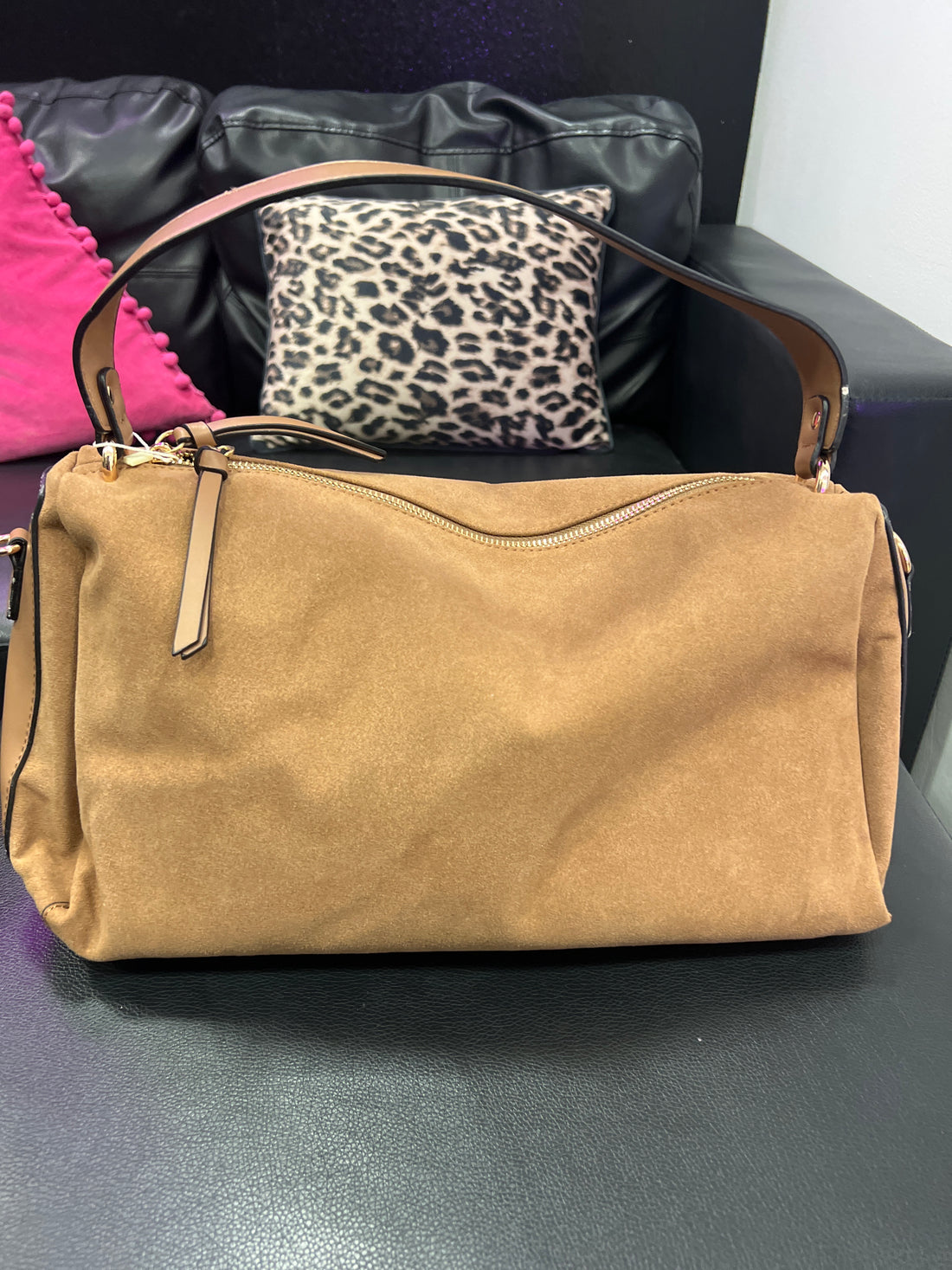 Suedette Shoulder bag