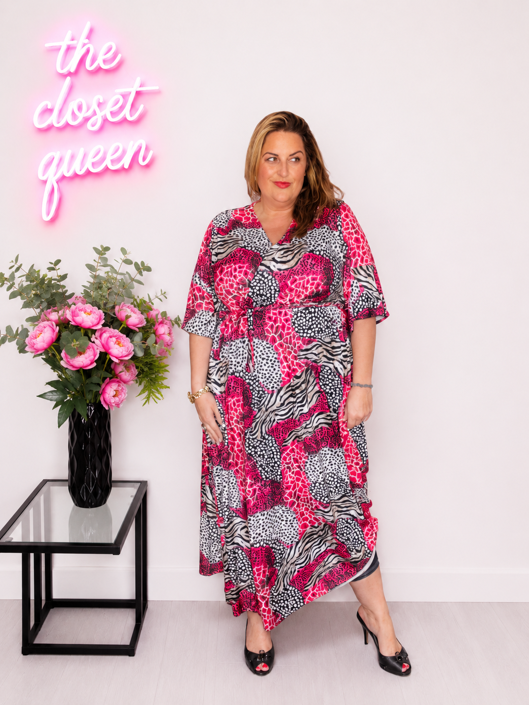 Monaco Dress Safari Print