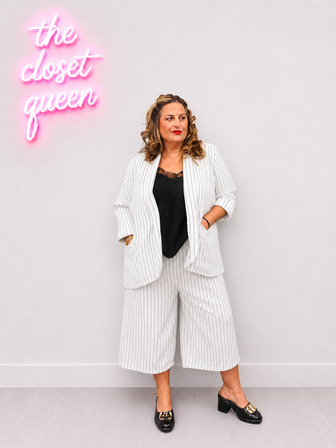 Pinstripe Culottes