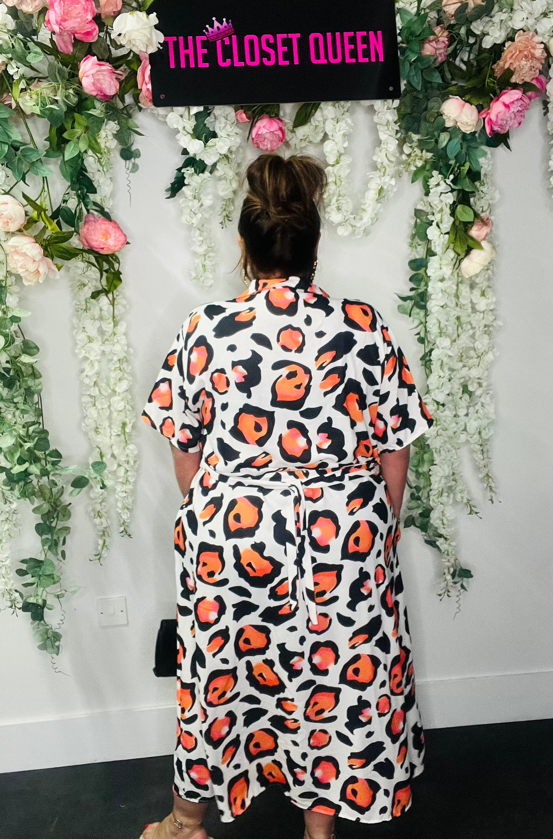 Vibrant Animal Shirt Dress