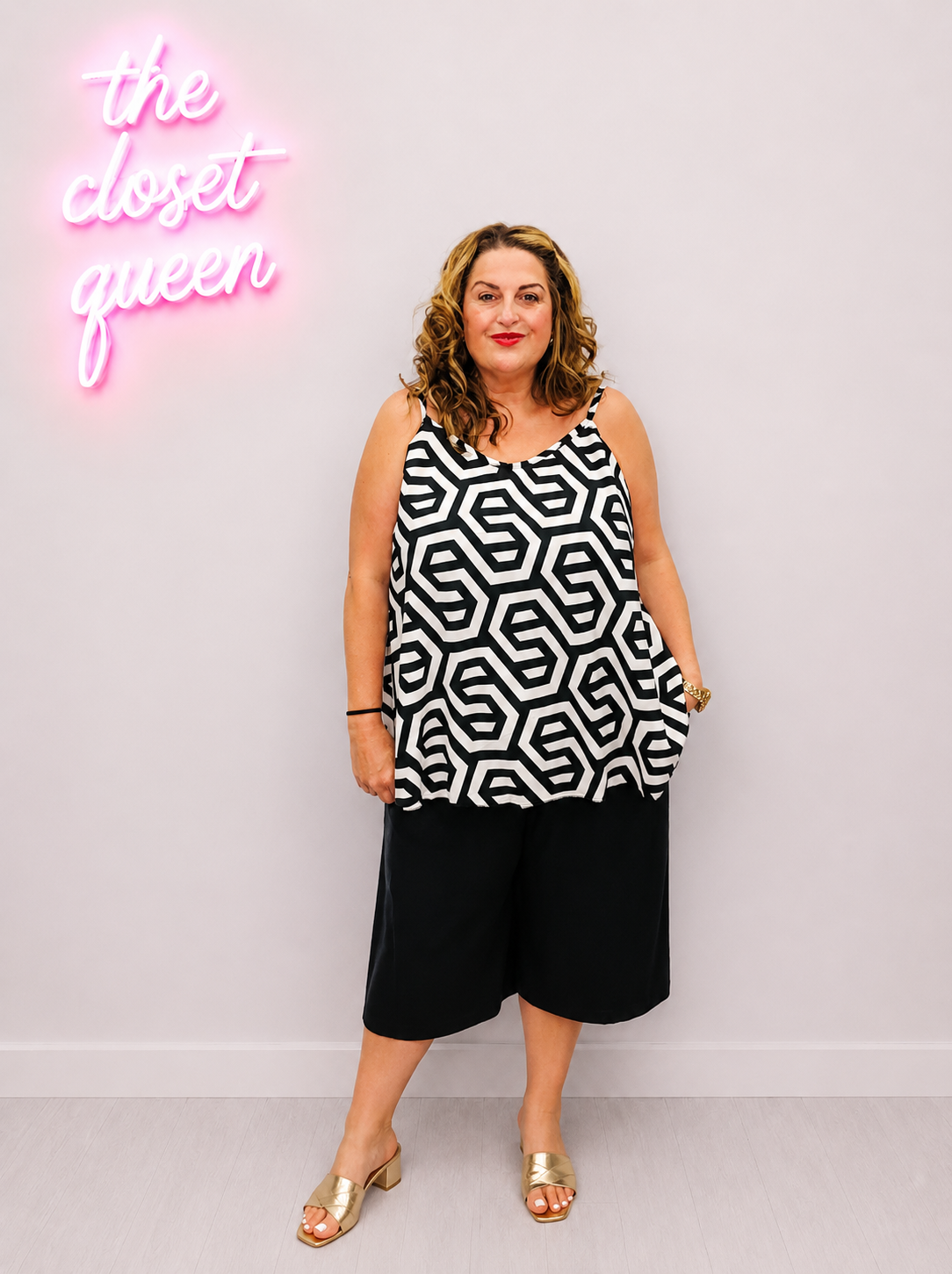Swing Vest Curve Geo Link