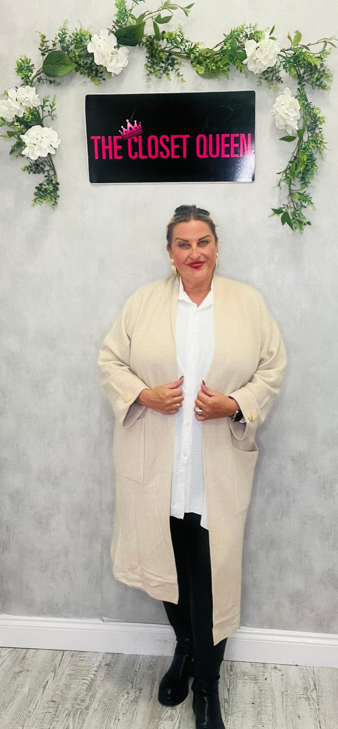 Button Cuff Luxury Cardigan Jacket