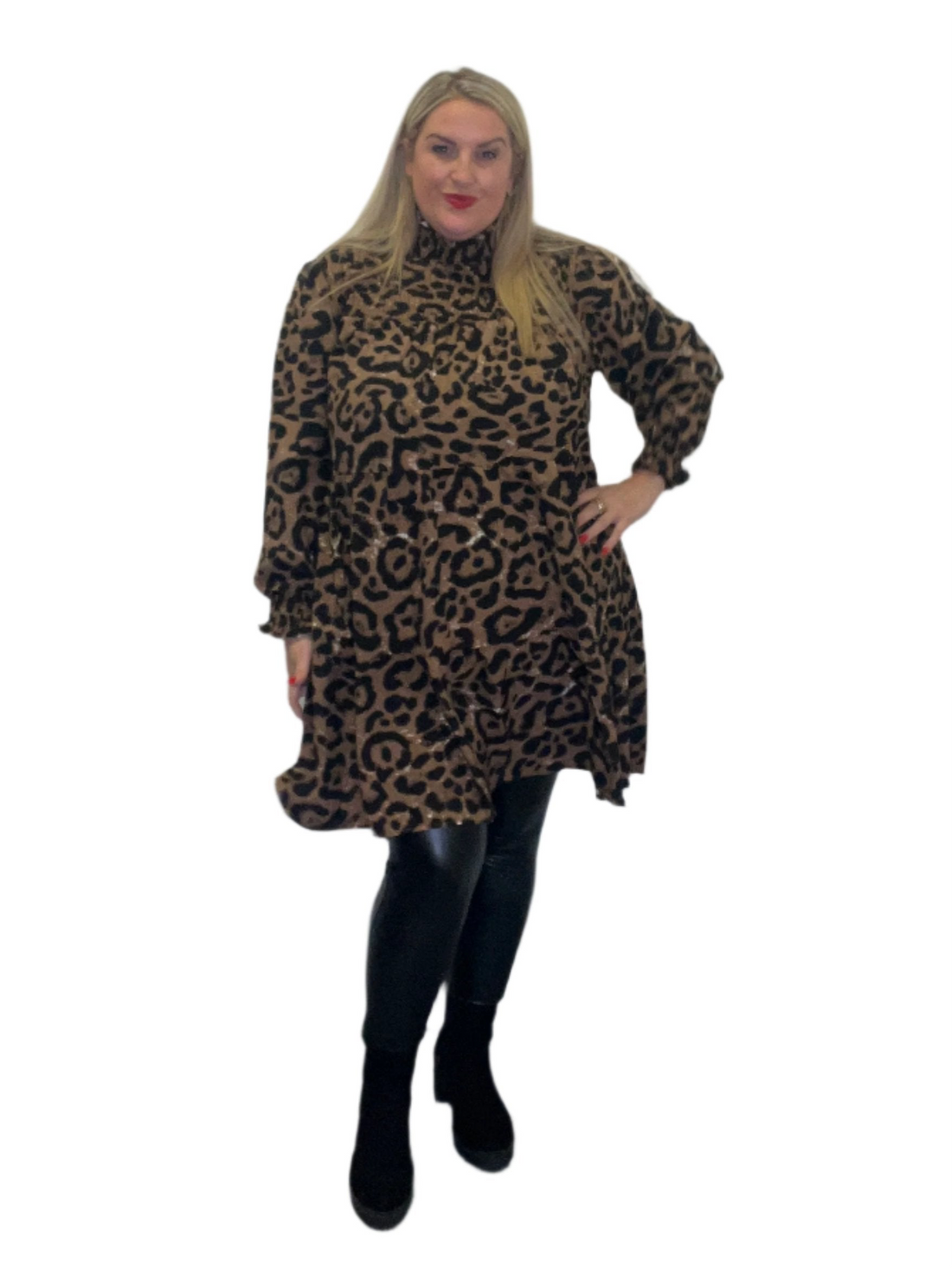 Zoe Dress Animal Print