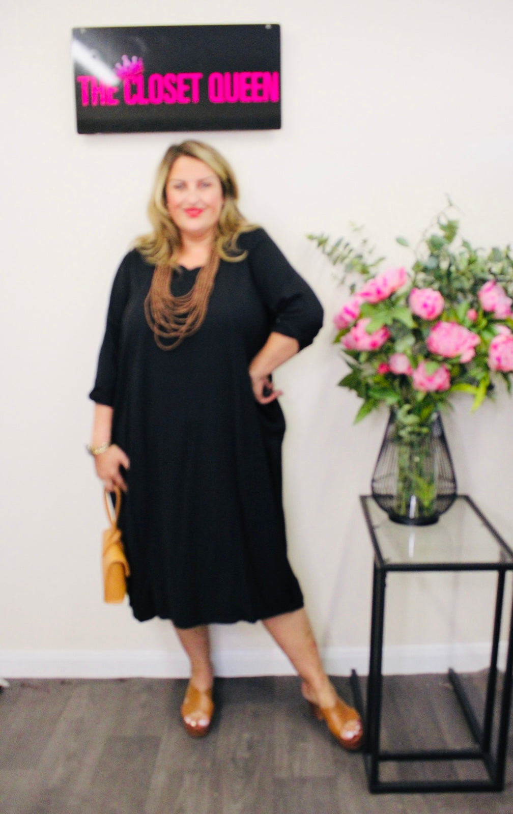 Middle Panel Side Pocket Dress