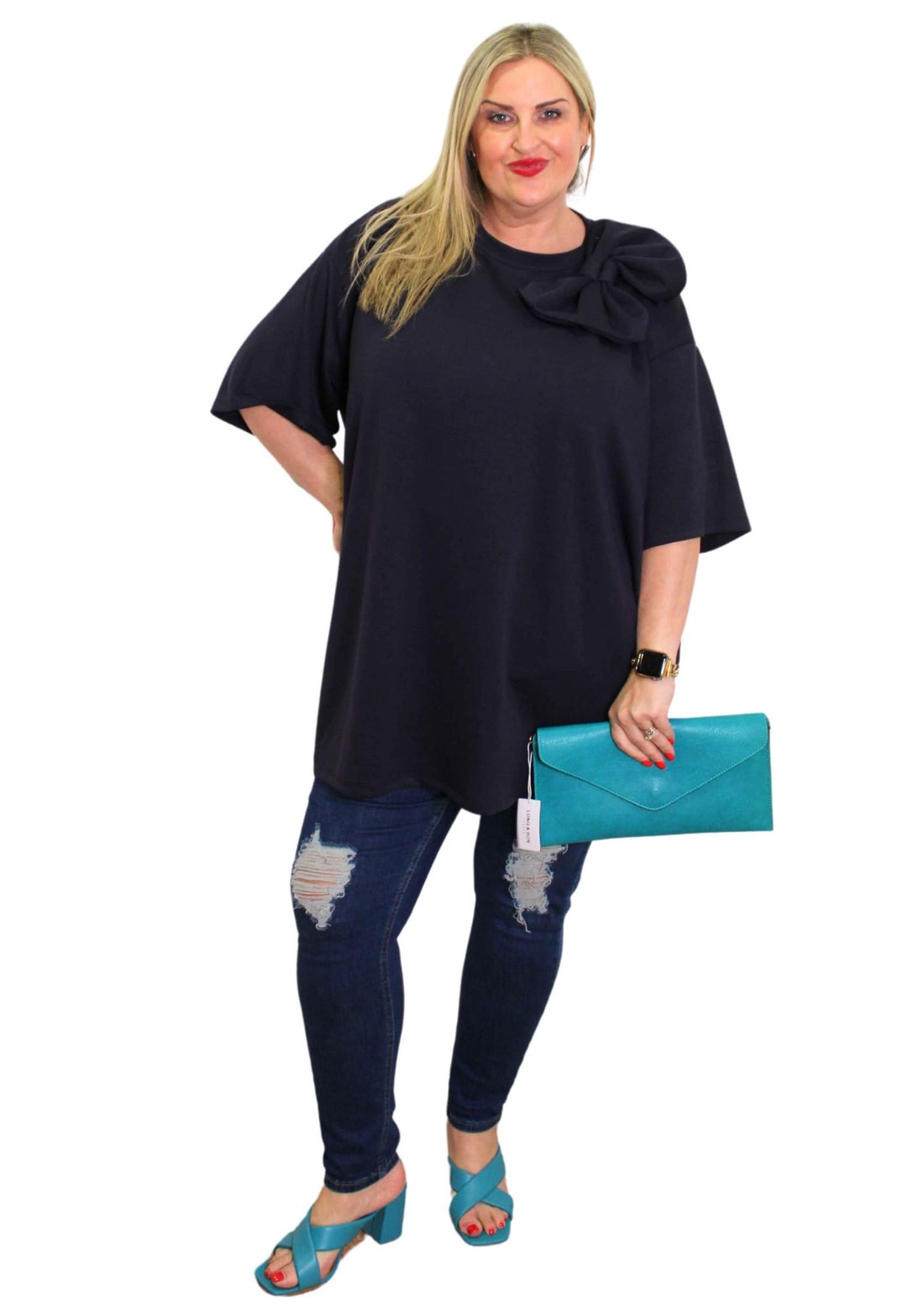 Bow Bounce Curve Tunic