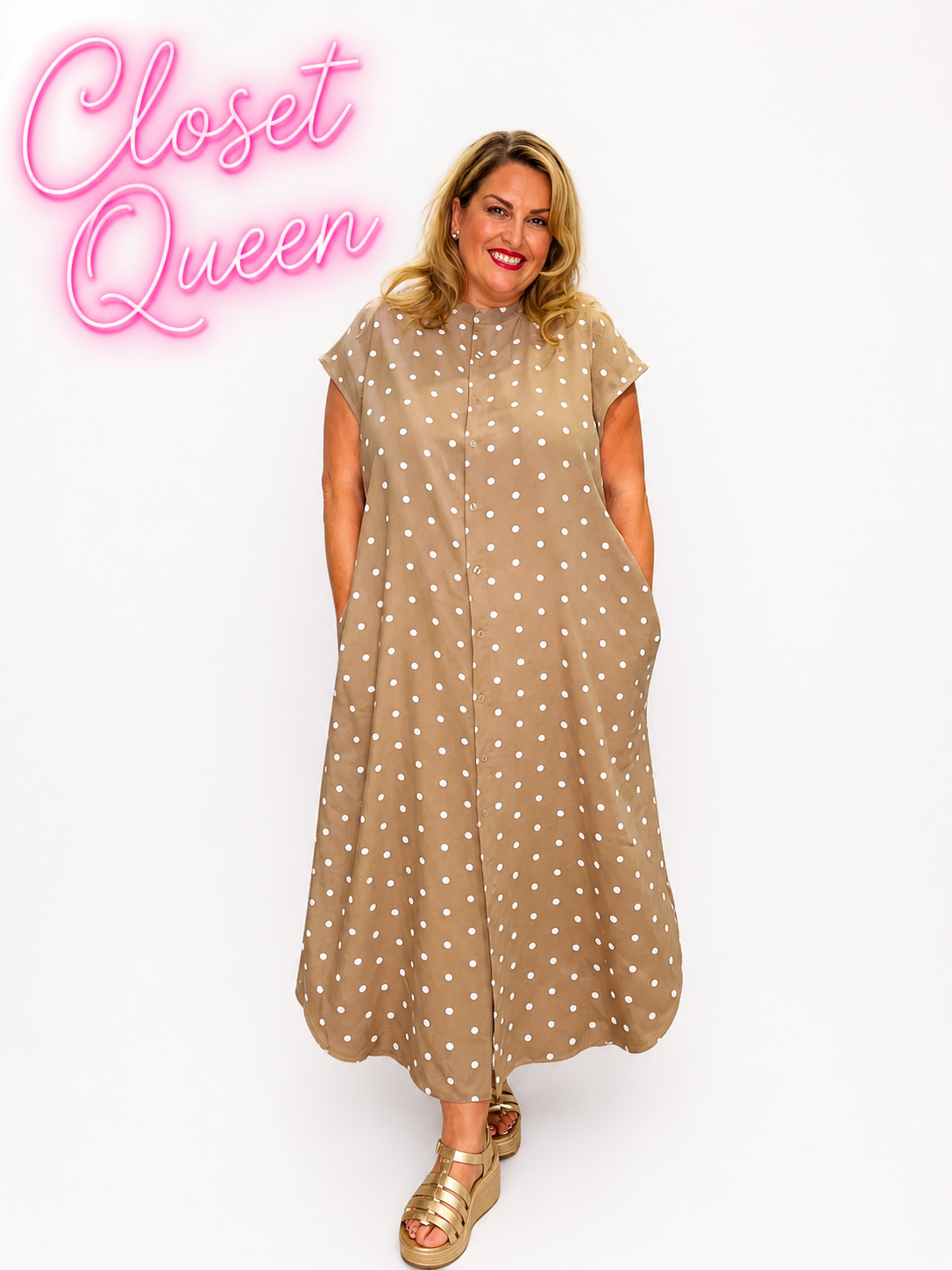 Leslie Polka Dot Dress
